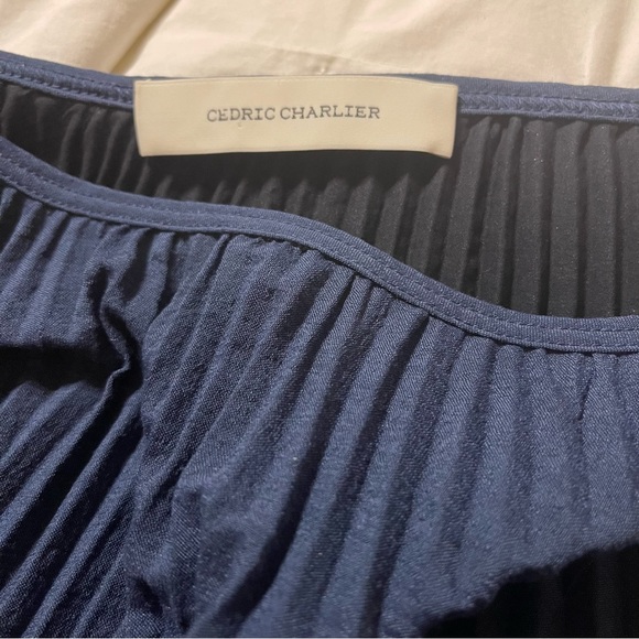 cedric‎ charlier pleated midi skirt - Picture 5 of 13